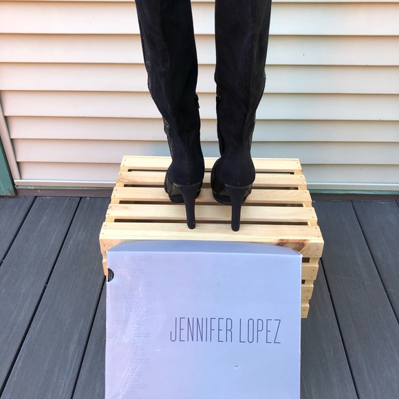 JLo Malina Black Boots - Picture 3 of 8